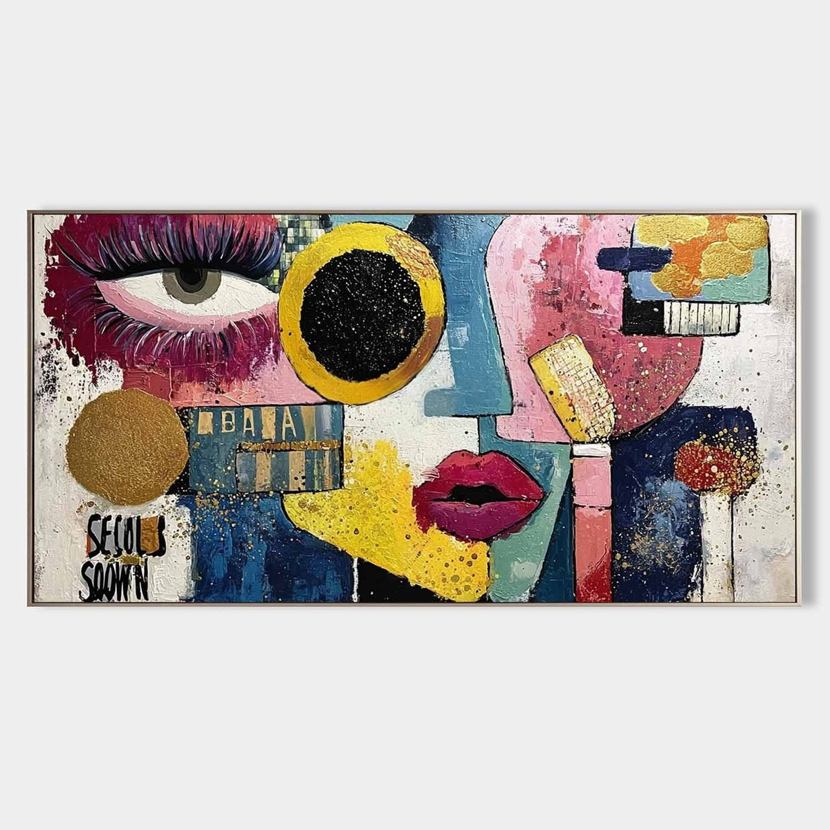 Cubist Pop Art Abstract Face Painting