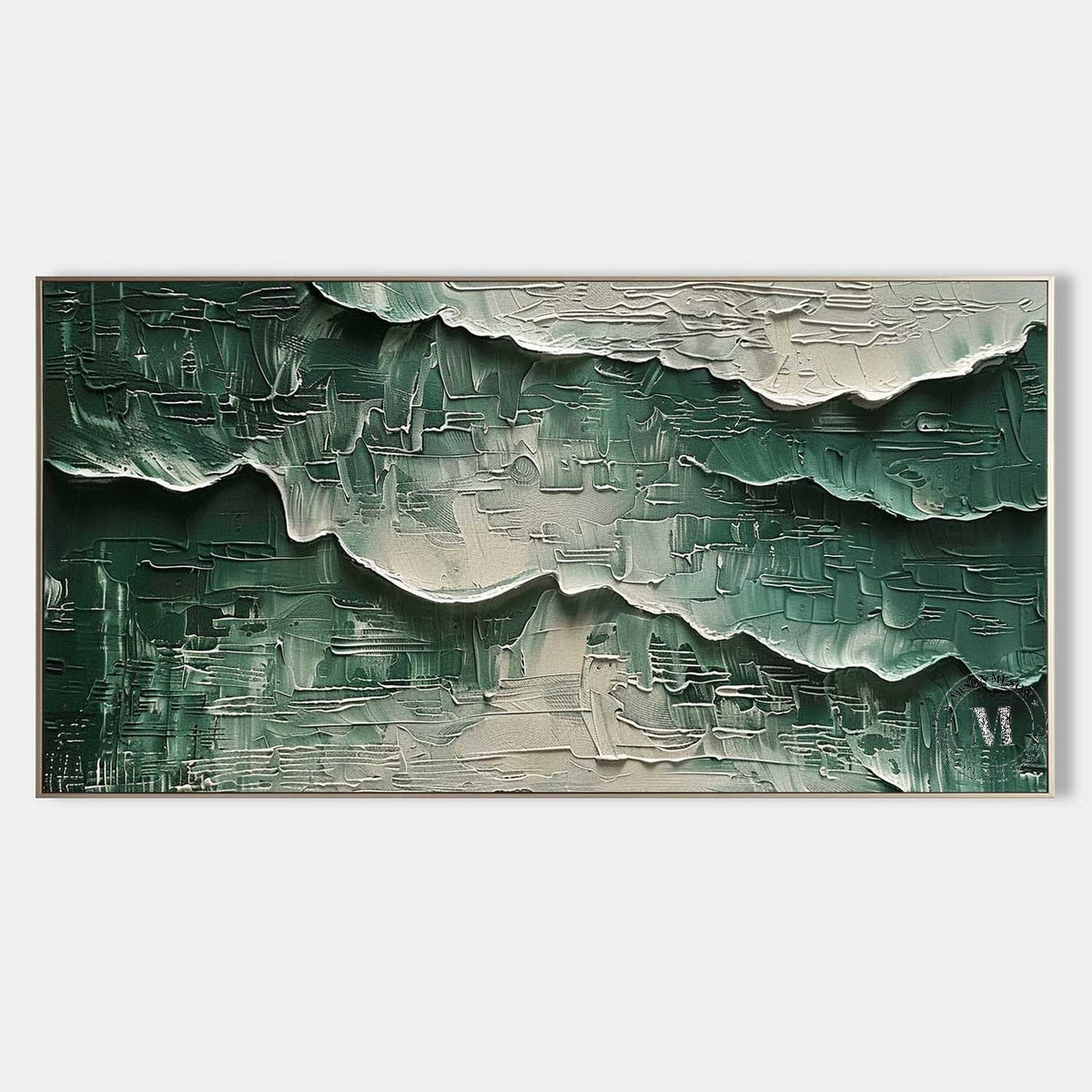 Wall Art Horizontal 3D Impasto Plaster