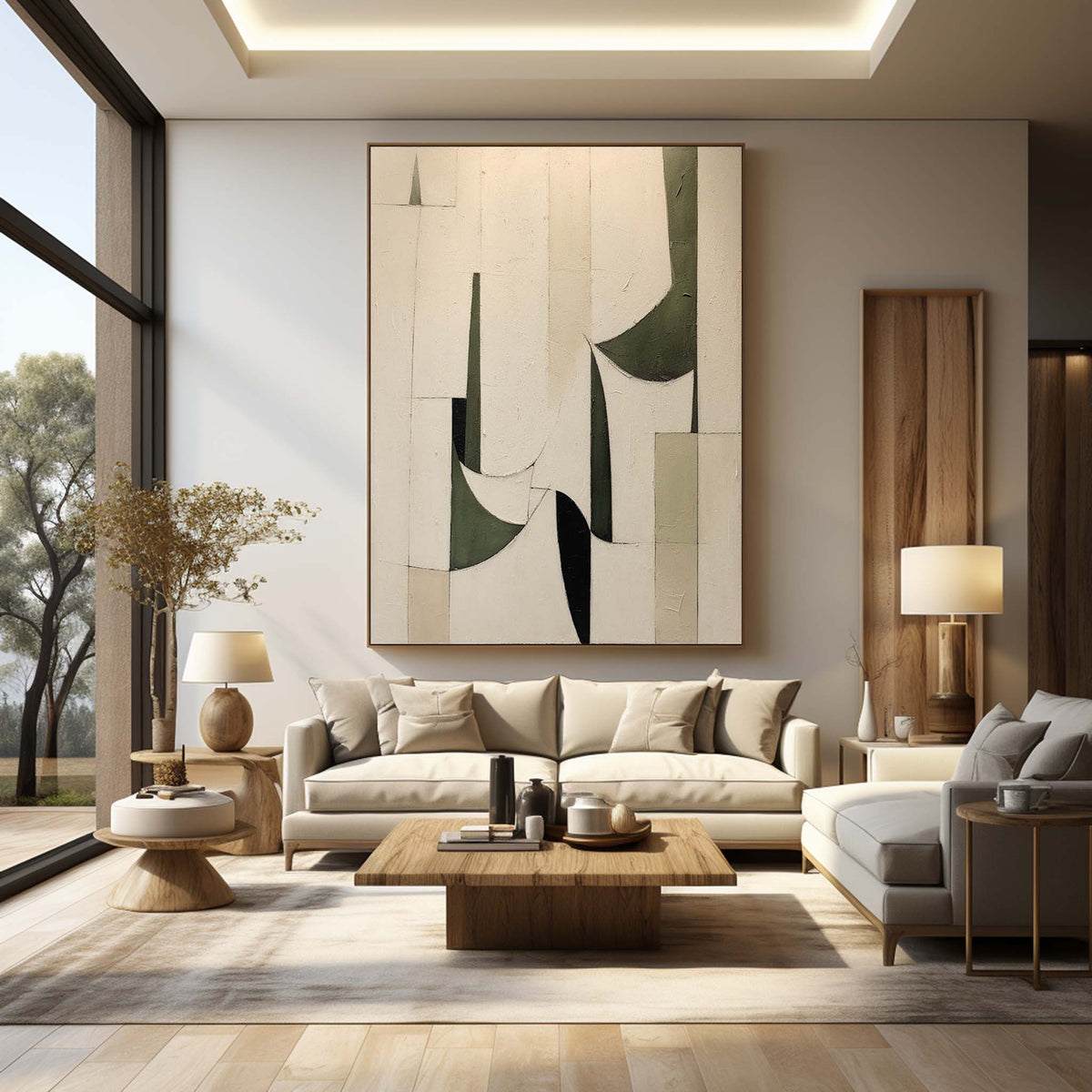 Wall Art Wabi-Sabi Geometric Modern