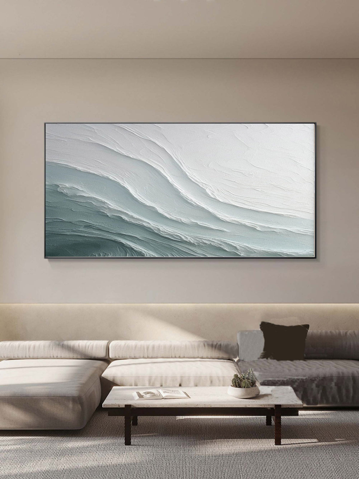 Cloudy Plaster Art Texture Painting