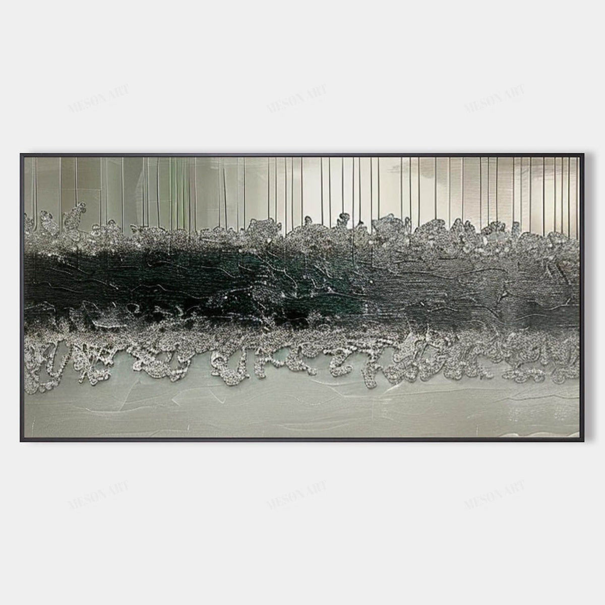 Wall Art Panoramic Abstract Textured Landscape