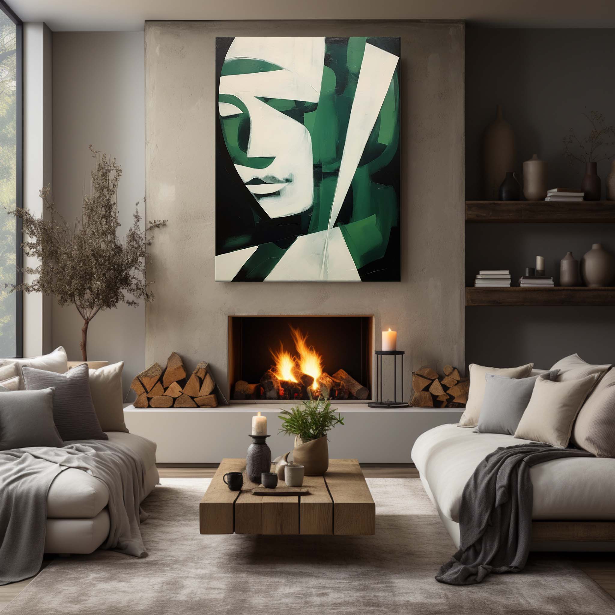 Contemporary Minimalist Art MA033 - Neutralighting