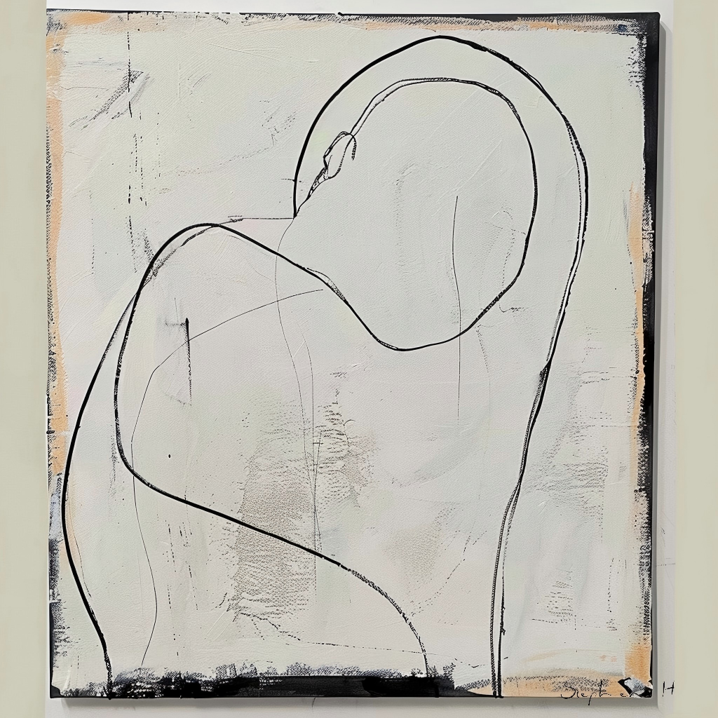 Wall Art Minimalist Embrace Abstract
