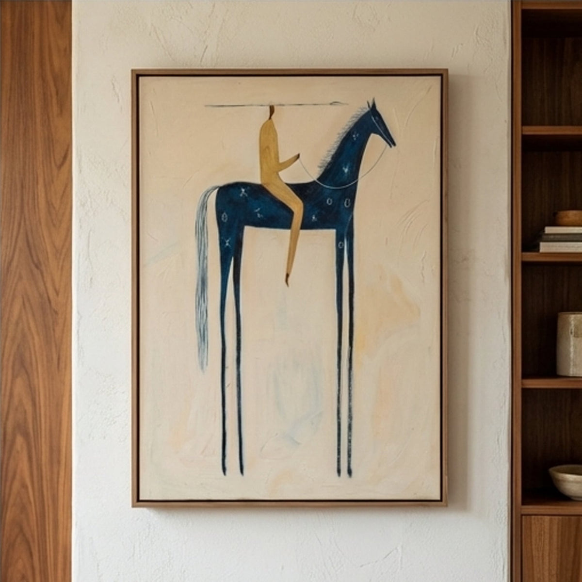 Twin Nocturnes Horse Rider Oil Painting Set