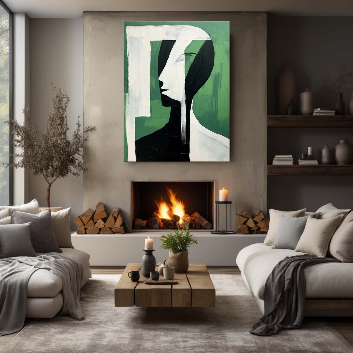 Wall Art Contemporary Minimalist Modern Fashion