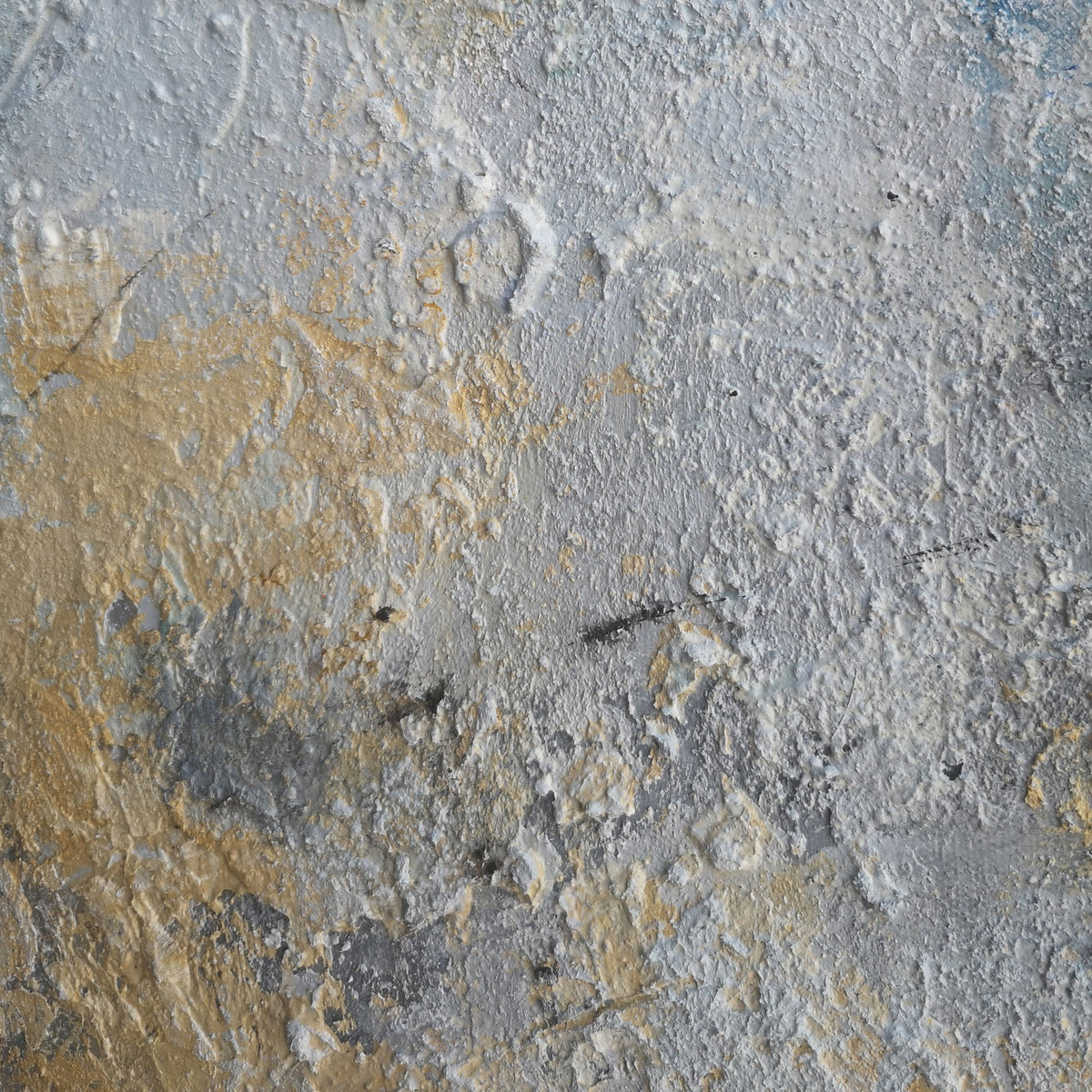Wabi-Sabi Textured Abstract Oil Painting