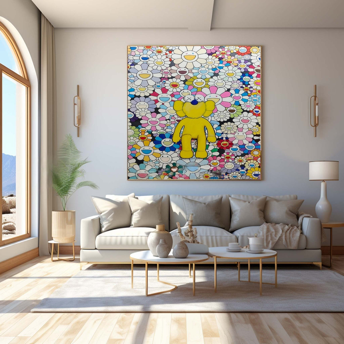 Bearbrick Takashi Murakami Pop Art Painting - Neutralighting