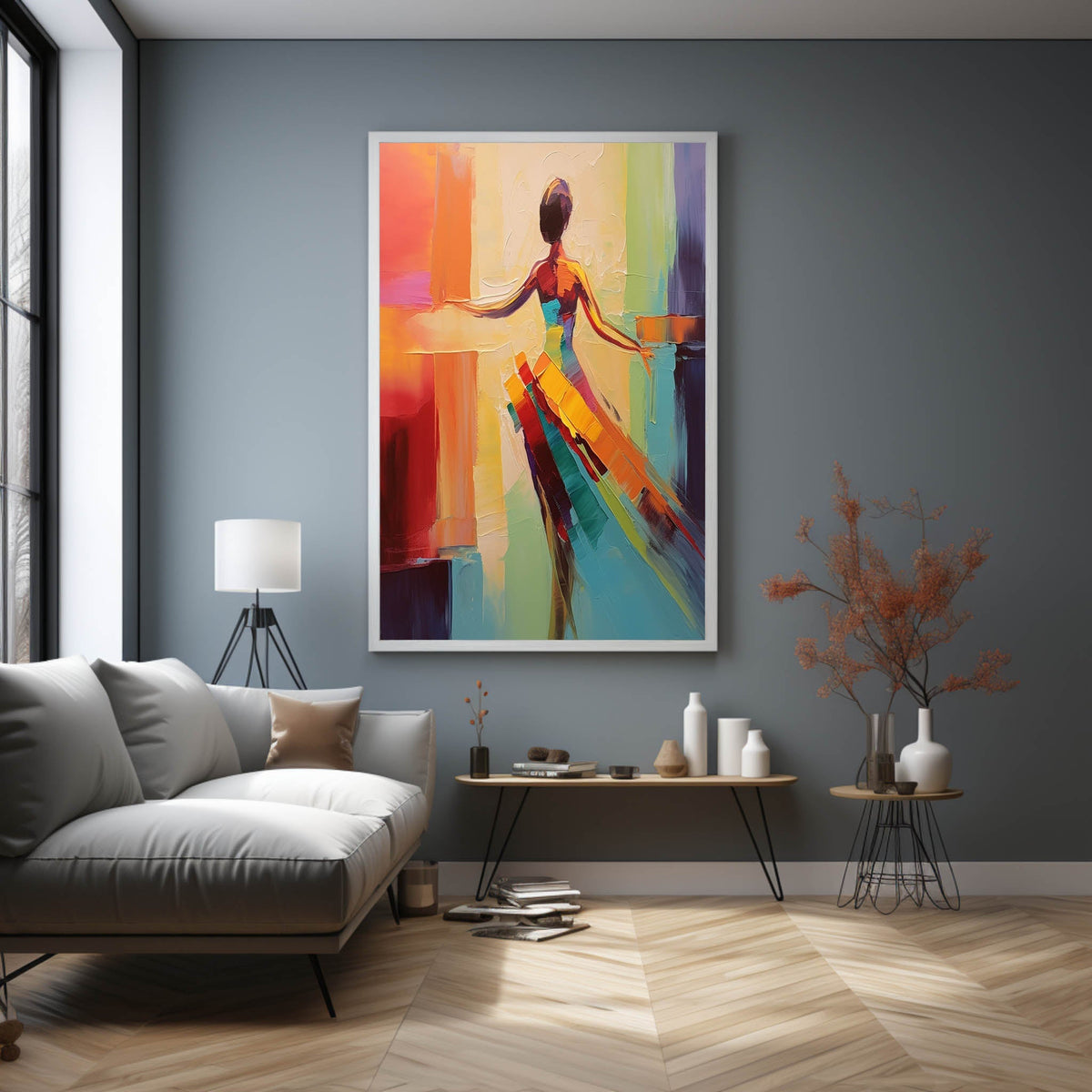 Wall Art Palette Vibrant Fashion Playful
