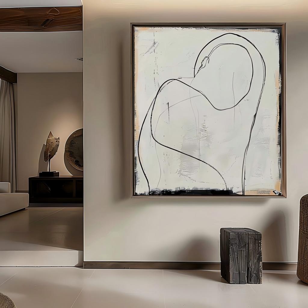 Wall Art Minimalist Embrace Abstract