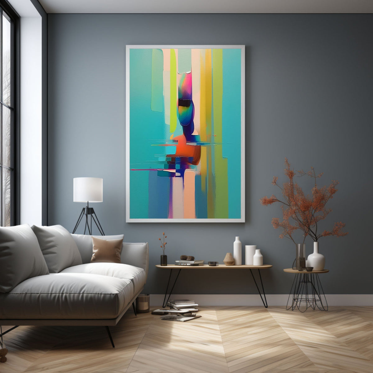 Wall Art Palette Colorful Abstract Contemporary