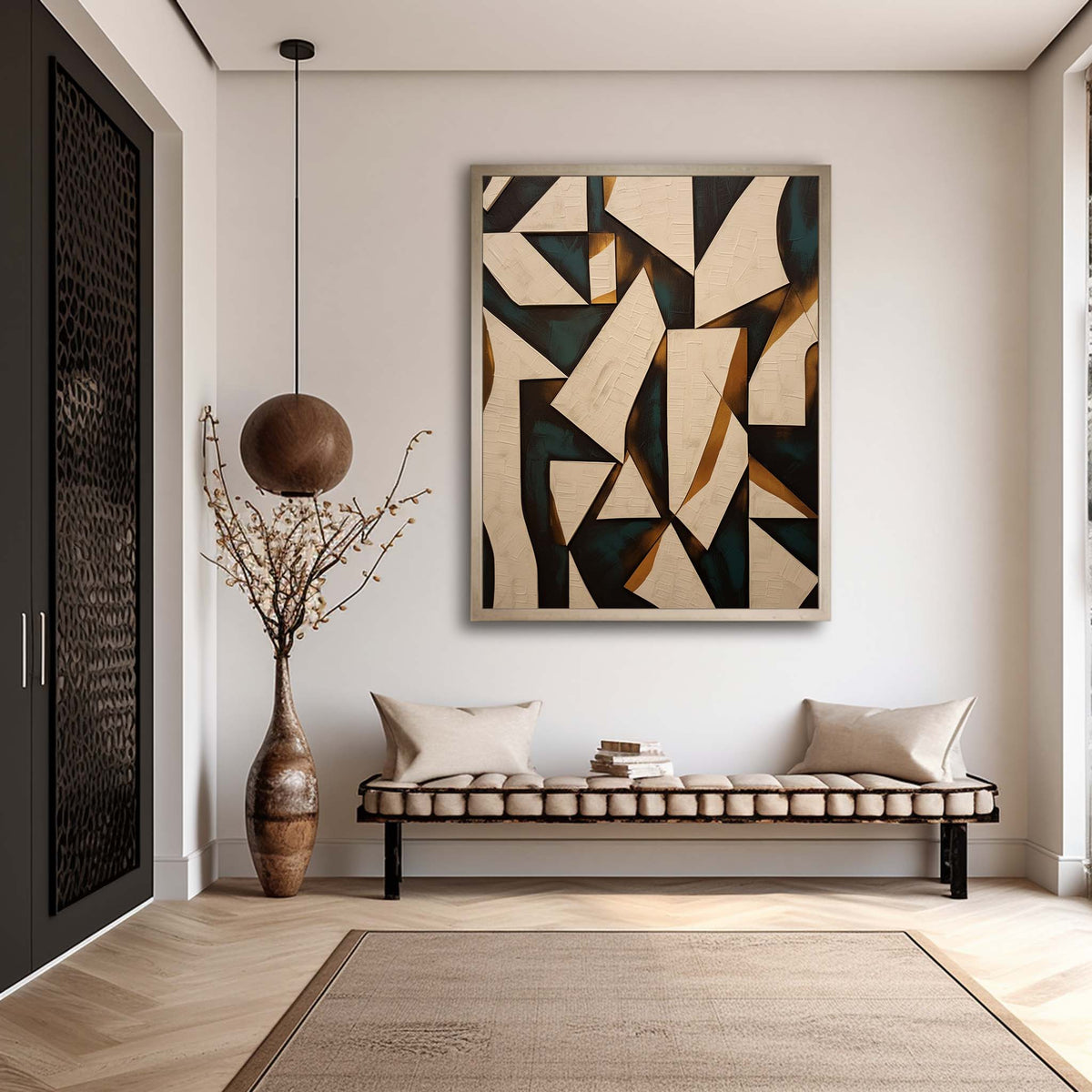 Wall Art Wabi-Sabi Geometric Abstract