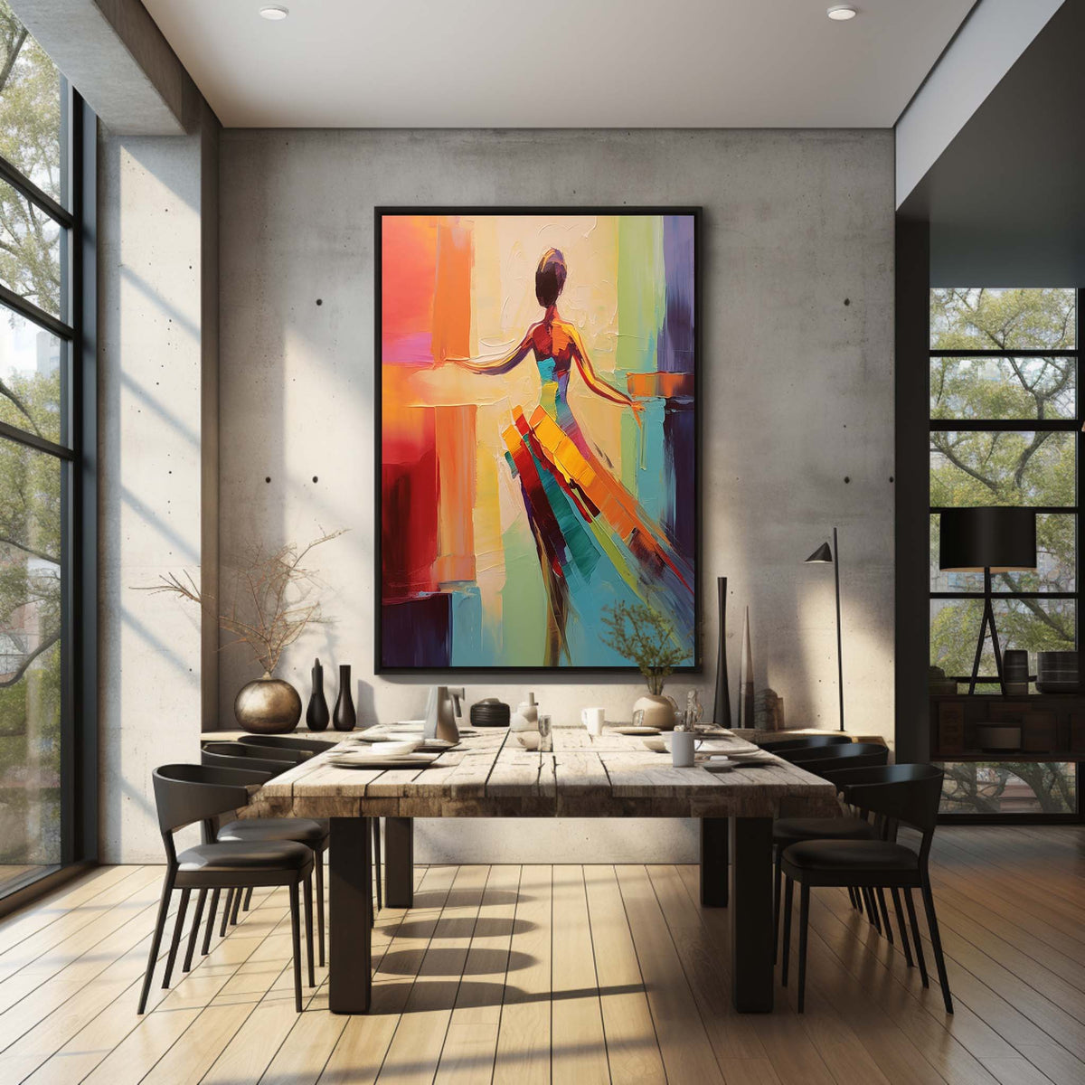 Wall Art Palette Vibrant Fashion Playful