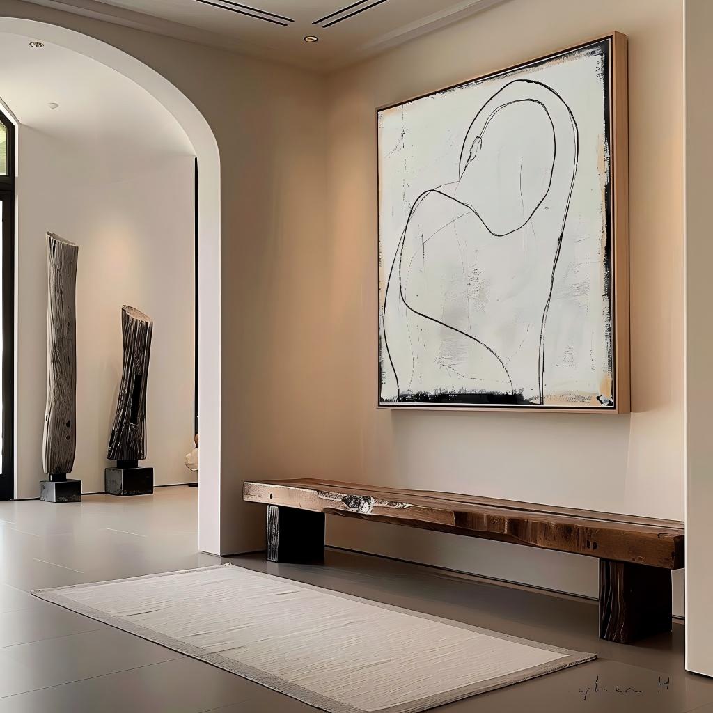 Wall Art Minimalist Embrace Abstract