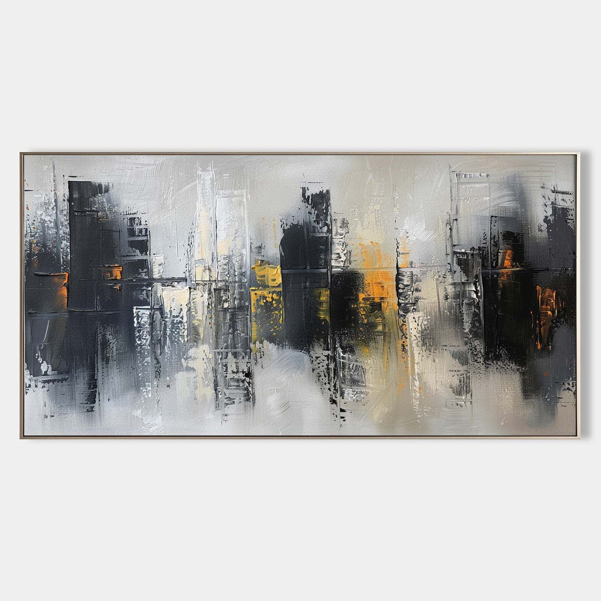 Wall Art Impressionist Urban Cityscape Skyscraper