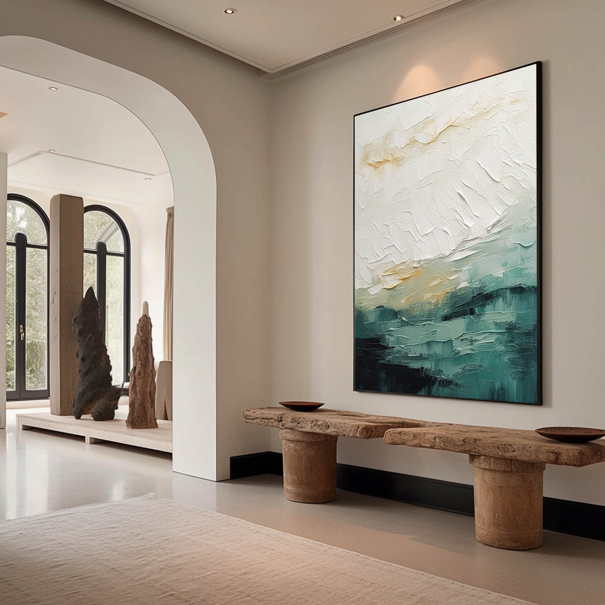 Wall Art Landscape Impressionist Mountain