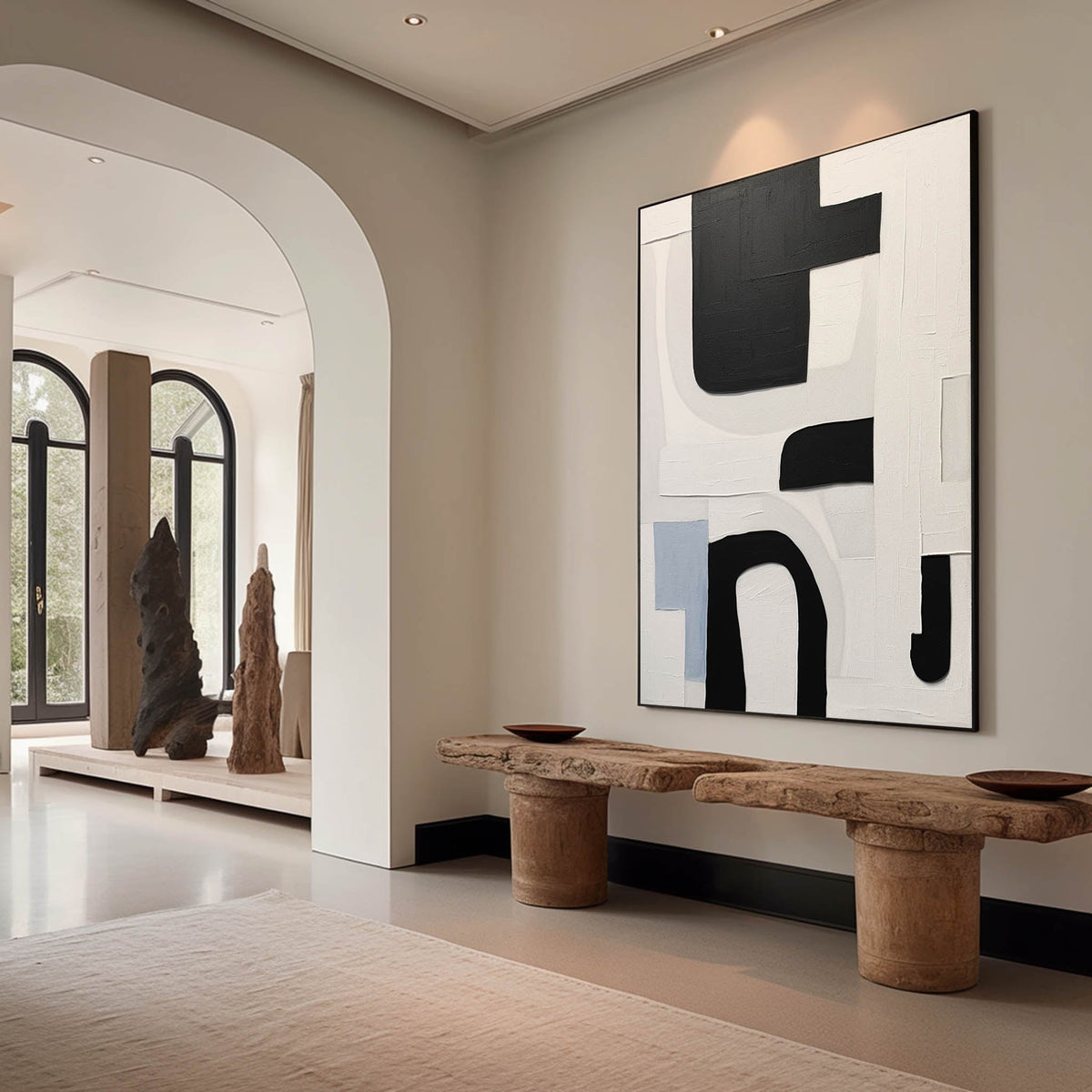 Wall Art Contemporary Minimalist Raw