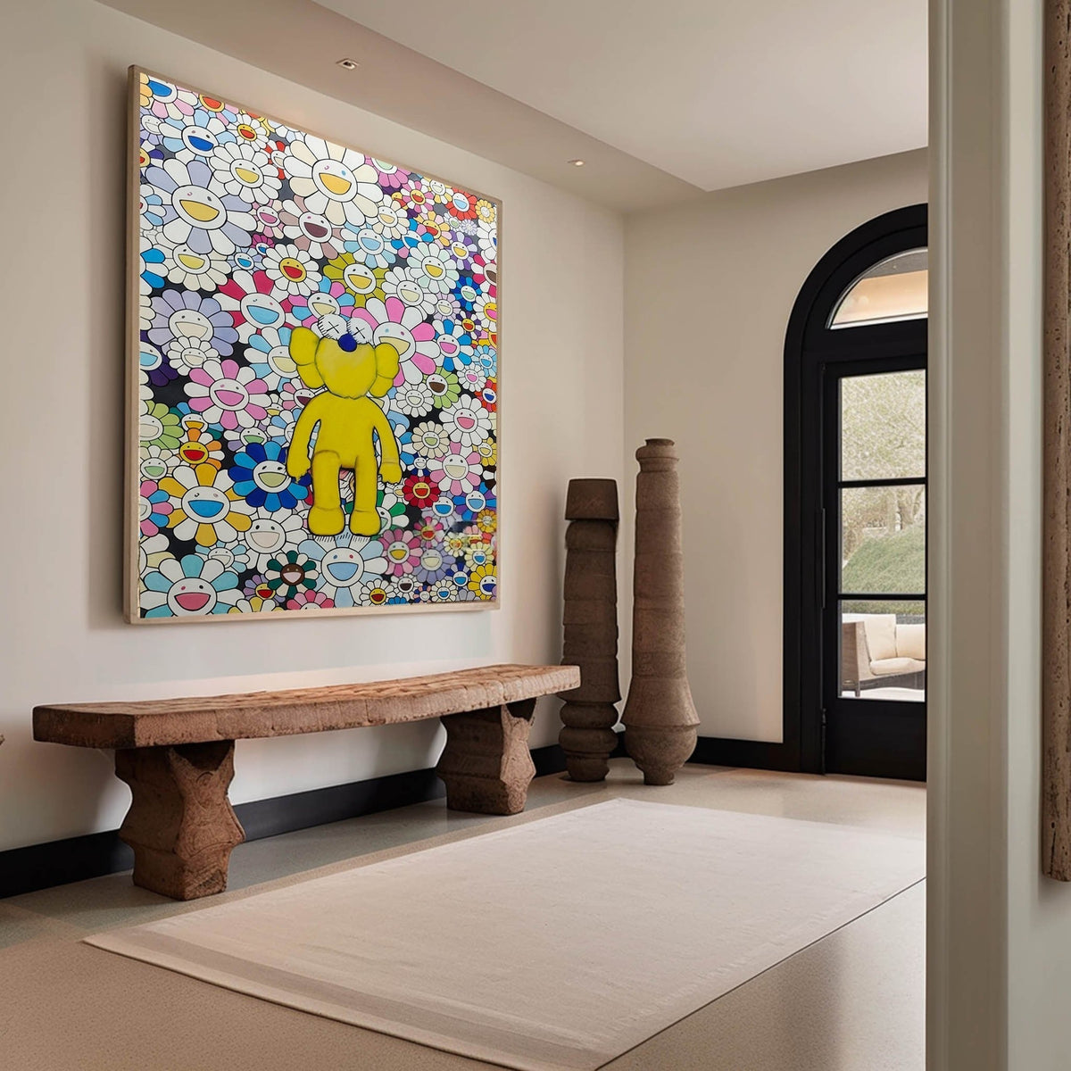 Bearbrick Takashi Murakami Pop Art Painting - Neutralighting