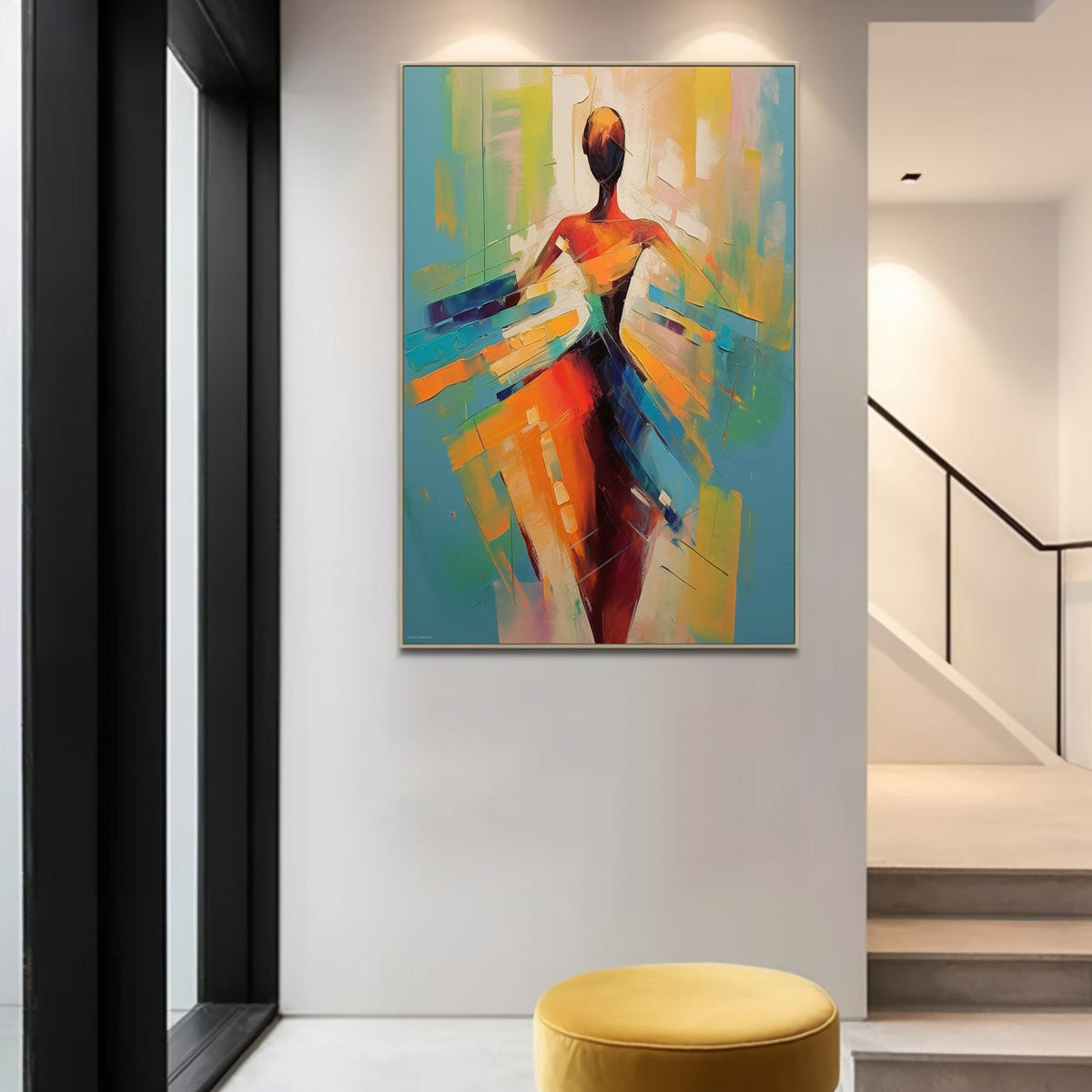 Wall Art Palette Vibrant Modern Edgy