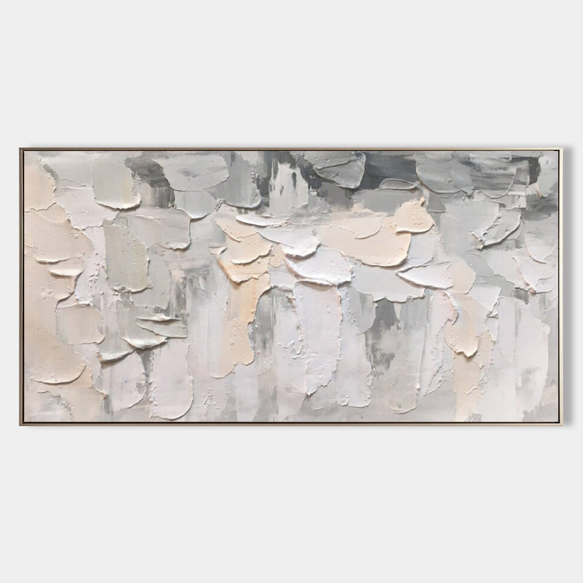 Wall Art Minimalist Neutral Impasto Abstract