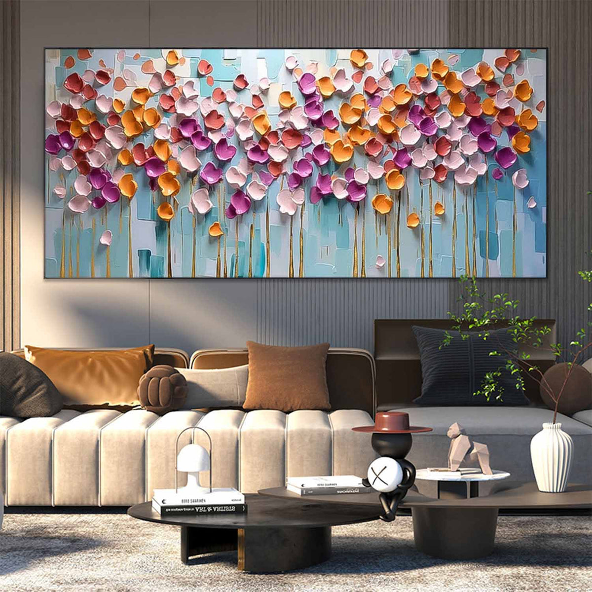 Wall Art Contemporary Flower Impressionist Pop