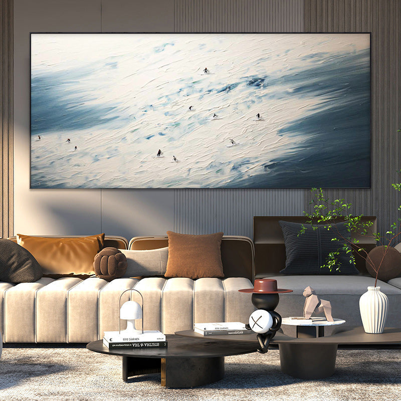 Wall Art Abstract Neutral Soft Gradient