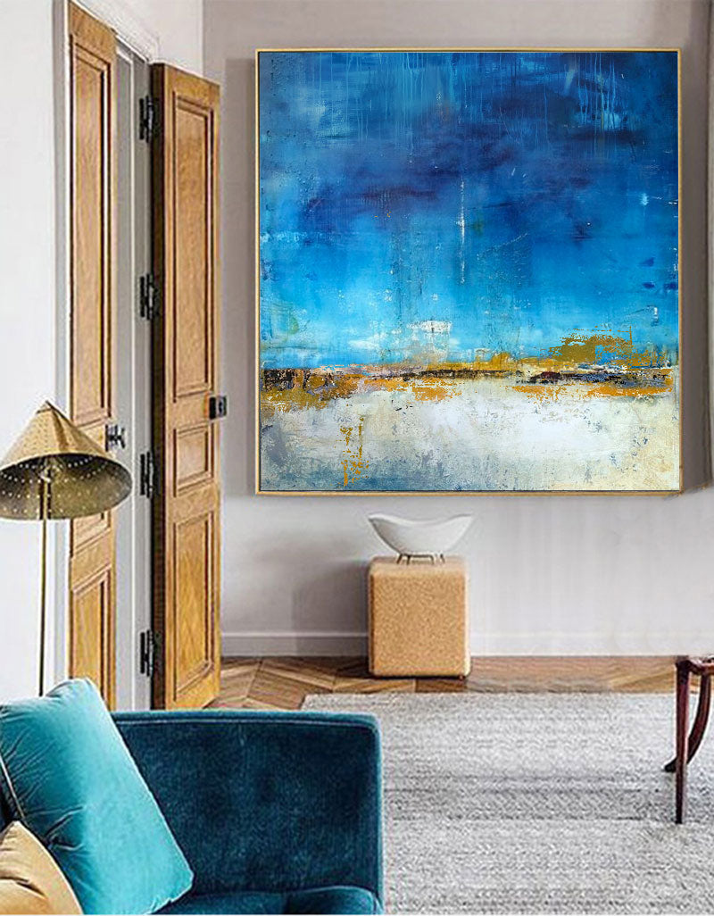 Original Blue Sky Abstract Painting