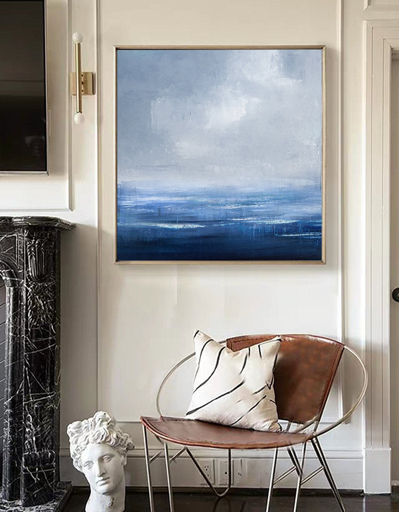 Blue Ocean Abstract Art