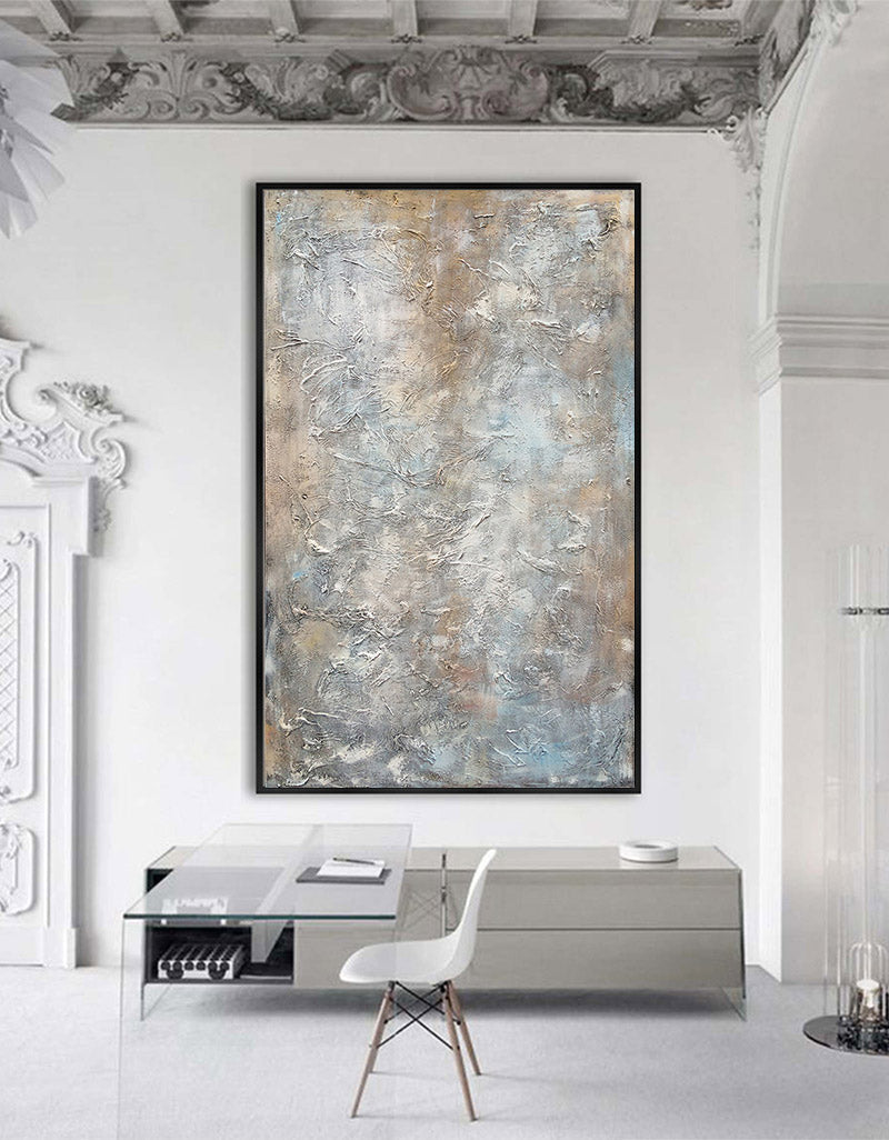 Brown Abstract Painting ABAV20 - Neutralighting
