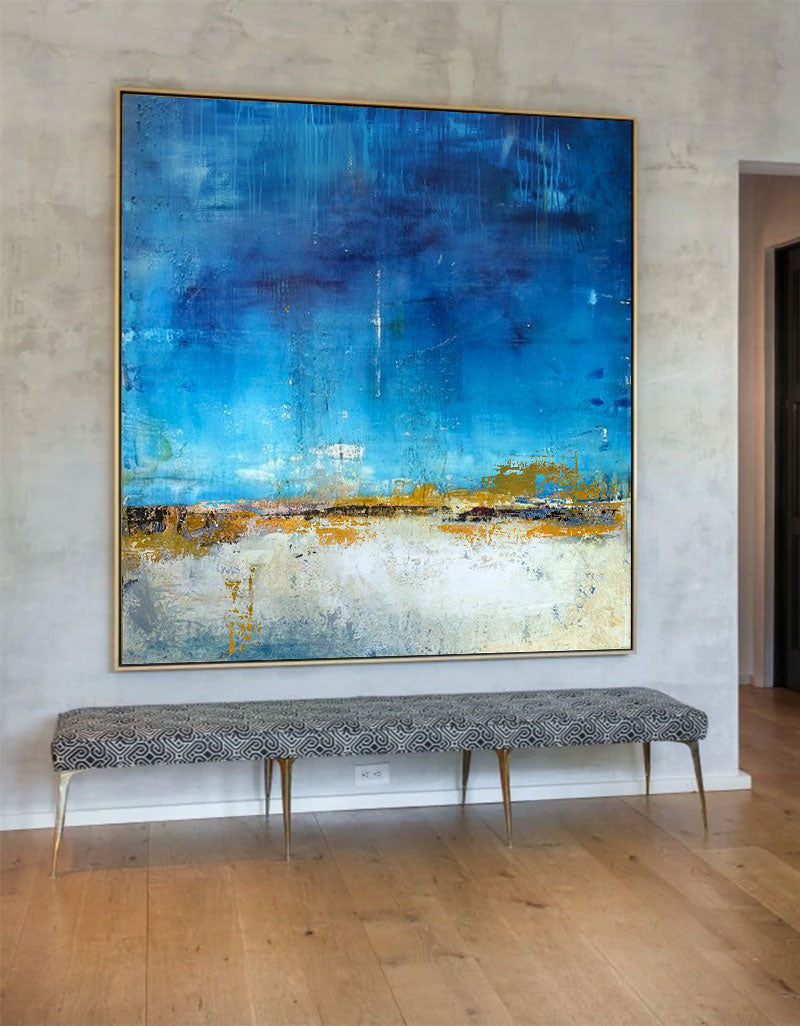 Original Blue Sky Abstract Painting