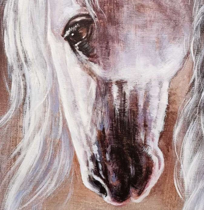 Horse Abstract Art ANH29 - Neutralighting