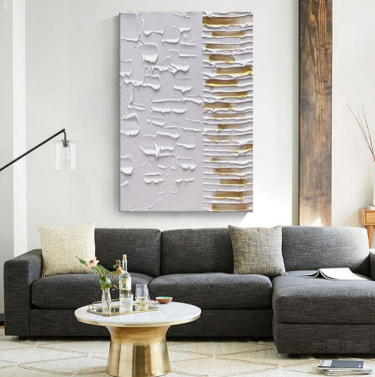 Wall Art Impasto Relief Abstract Contemporary