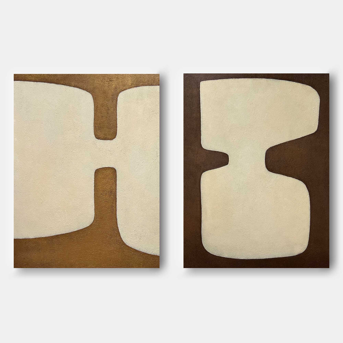 Wall Art Abstract Neutral Organic Soft