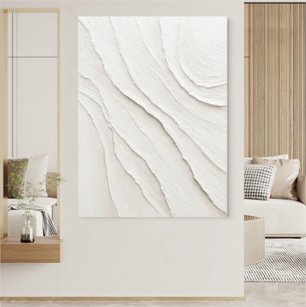 Pearl Plaster Art Texture Wall Art