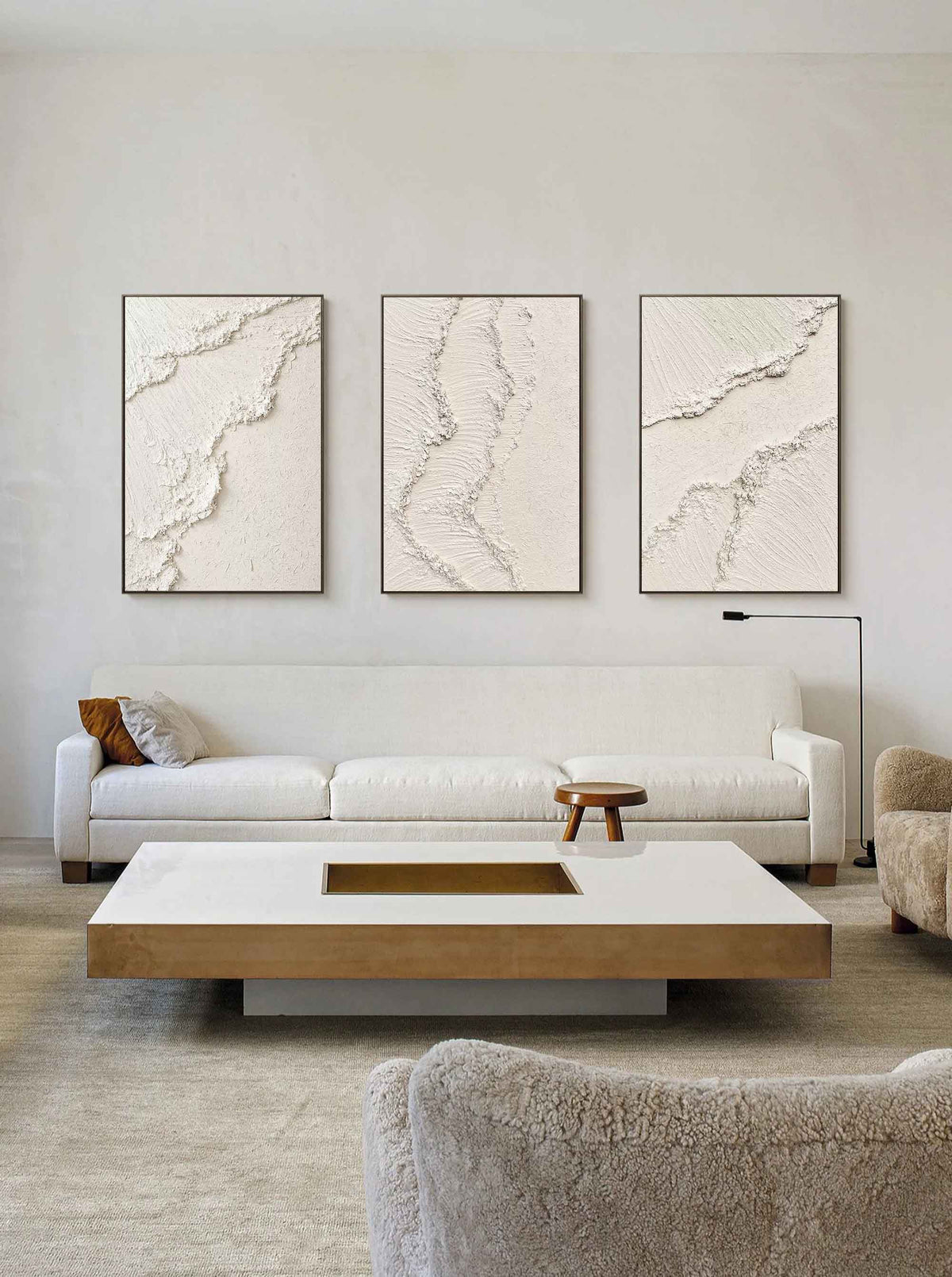 Wall Art Abstract Neutral Serene Minimalist