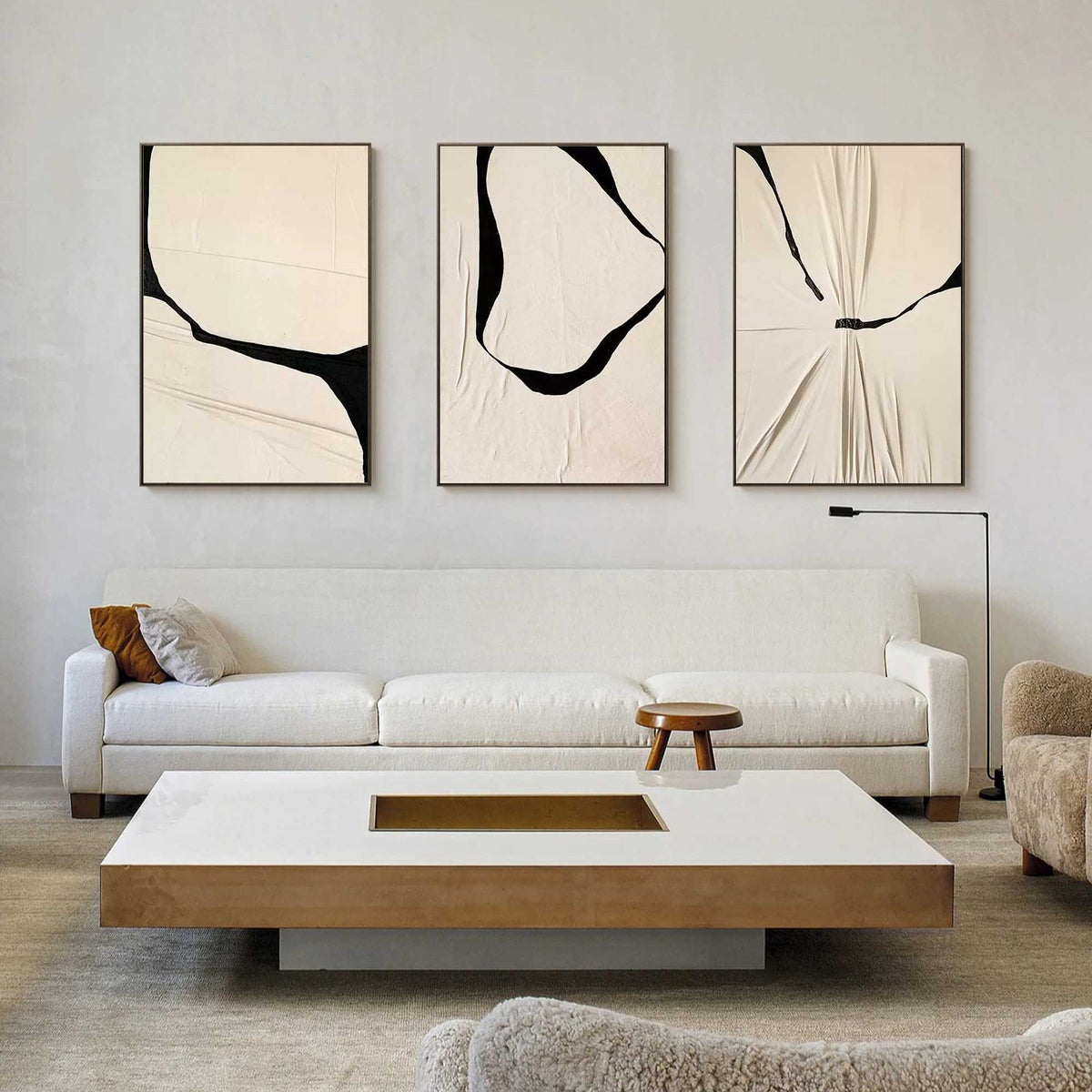 Wall Art Abstract Modern Elegant Wabi-Sabi