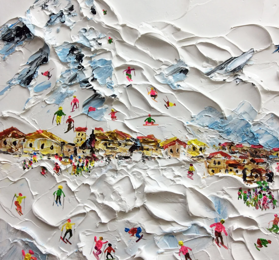 Wall Art Snow Mountain Mountain Modern