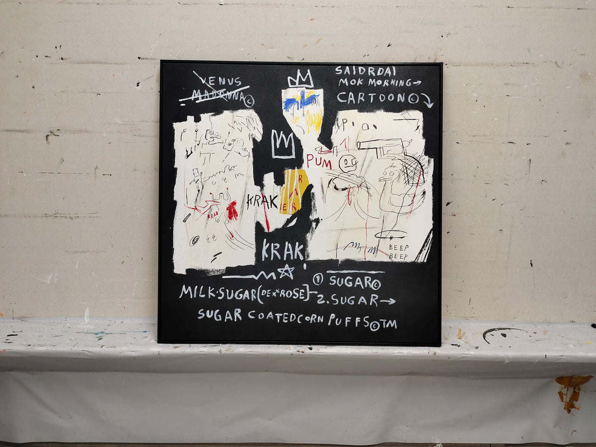 Jean-Michel Basquiat Neo-Expressionist Painting