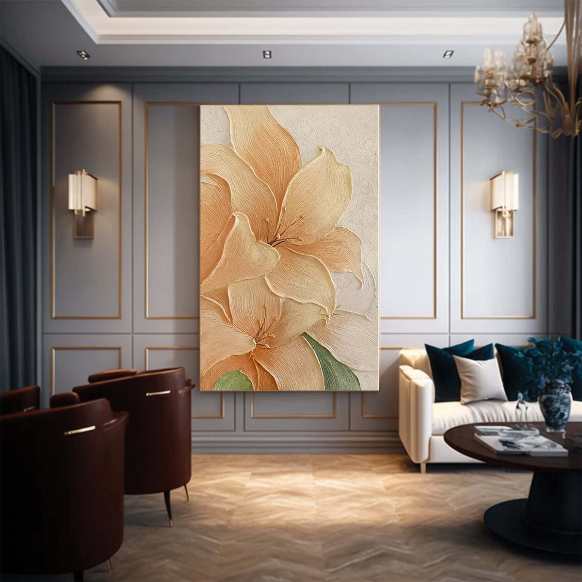 Wall Art Flower Serene Calm Elegant