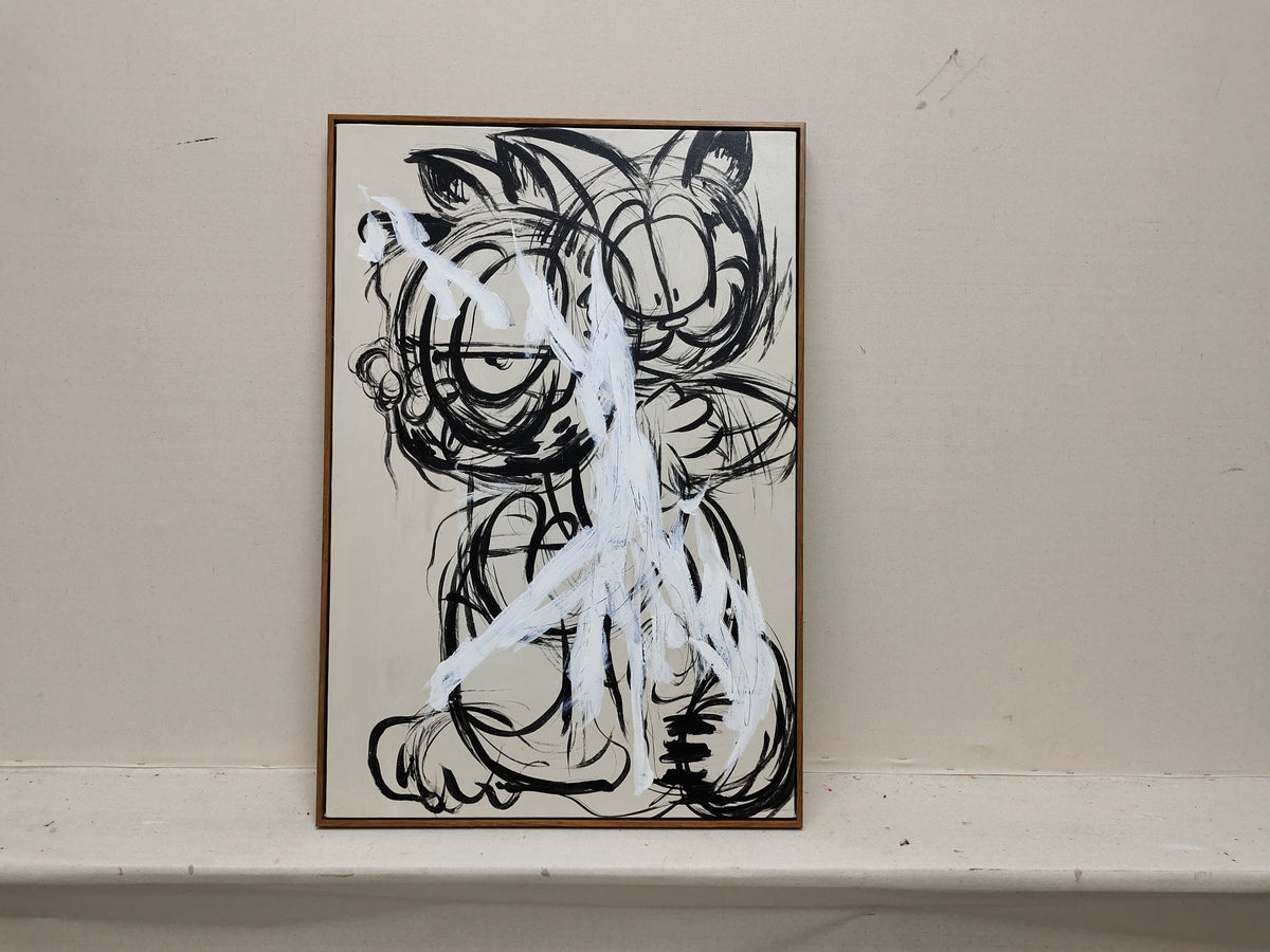 Wall Art Abstract Graffiti Whimsical Naive