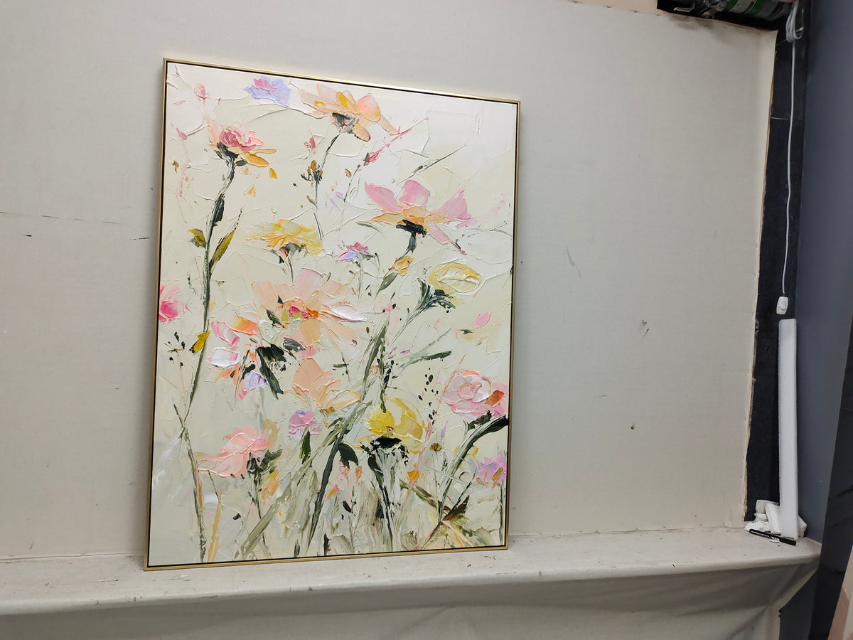 Wall Art Colorful Floral Elegant Serene