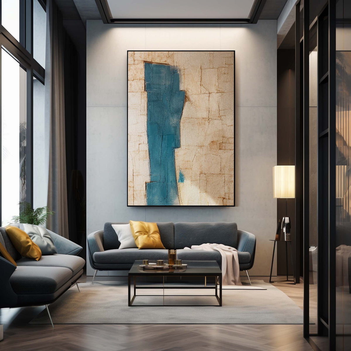 Wall Art Abstract Serene Calm Zen Raw