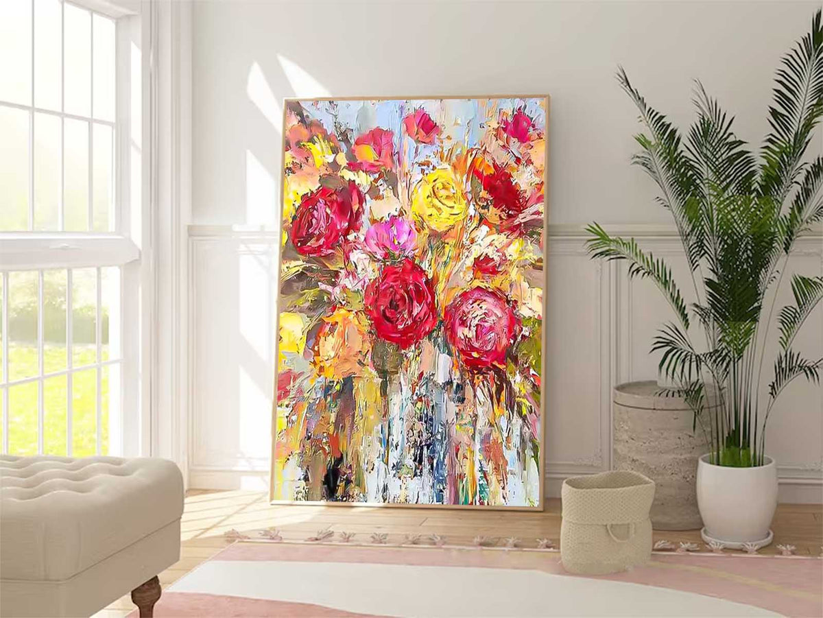 Wall Art Flower Nature Impressionist Cheerful