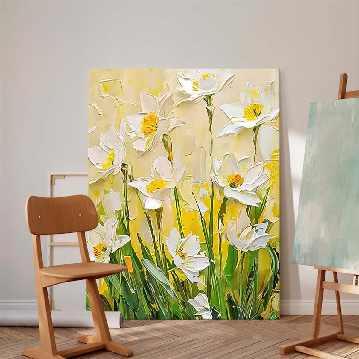 Wall Art Impressionist Flower Vibrant Cheerful