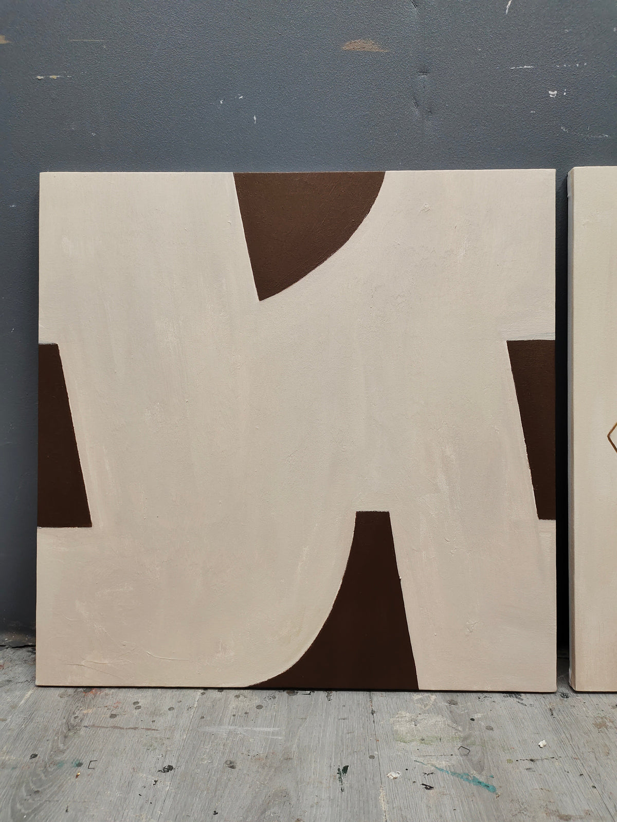 Minimalist Abstract Geometric Painting