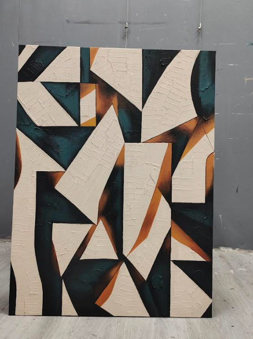 Wall Art Wabi-Sabi Geometric Abstract