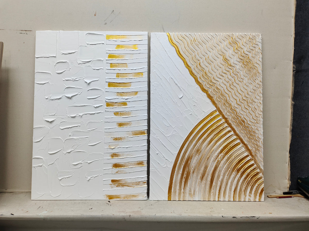 Wall Art Impasto Relief Abstract Contemporary