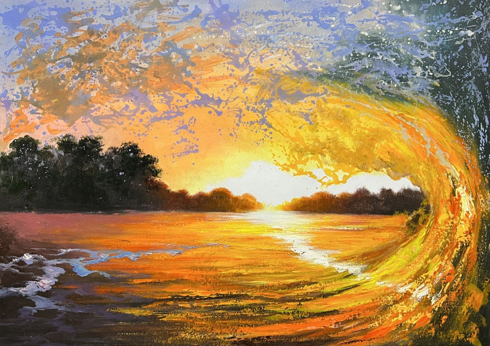 Wall Art Hyperrealism Landscape Elements Harmonious