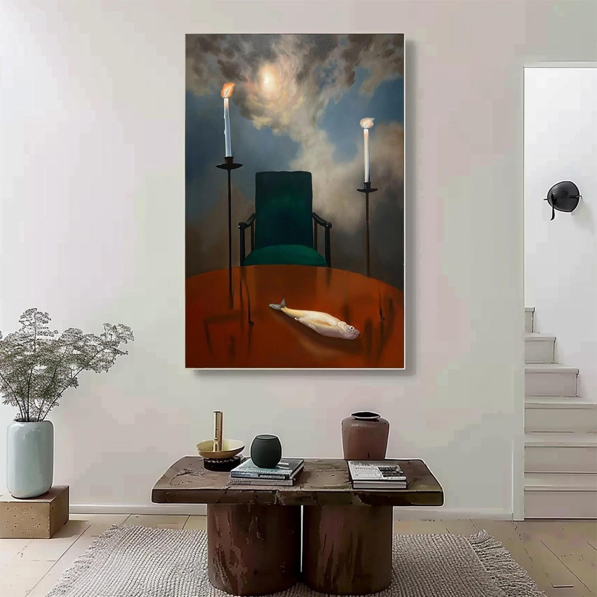 Wall Art Surreal Textured Still Life Fish
