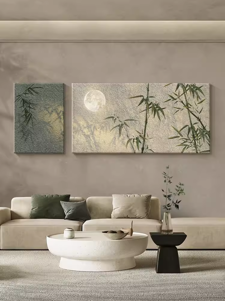 Wall Art Lunar Whispers in Green