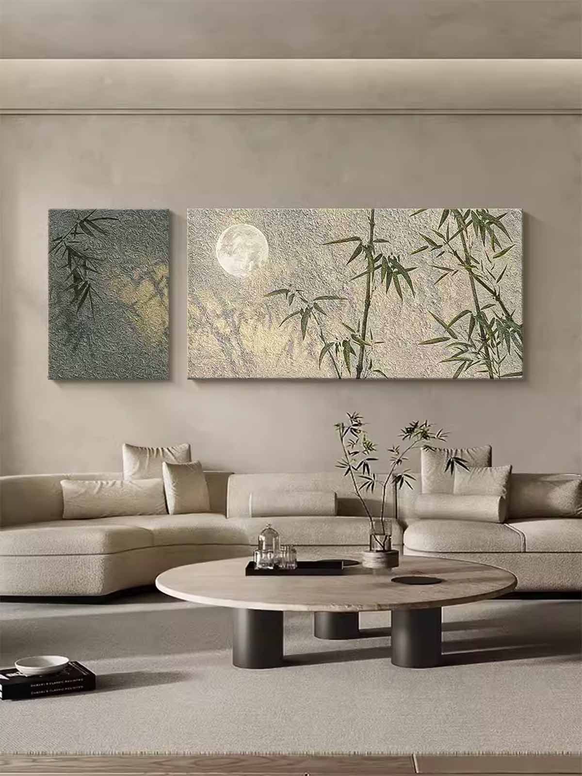 Wall Art Lunar Whispers in Green